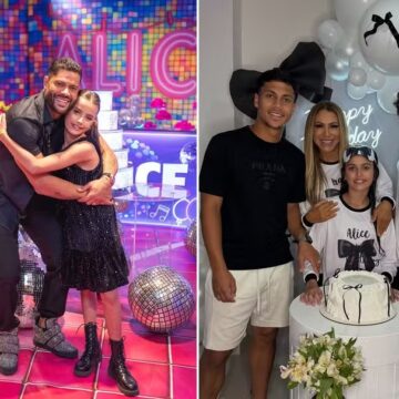 Após episódio envolvendo sobrinha, Hulk e ex-mulher fazem festas separadas para aniversário da filha