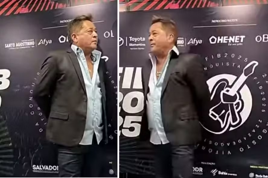Na Bahia, Leonardo se irrita após pergunta sobre Zé Felipe e Virginia
