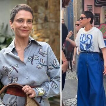 Malu Galli é ‘cobrada’ por telespectadora na rua após Tia Celina trair Raquel em ‘Vale tudo’