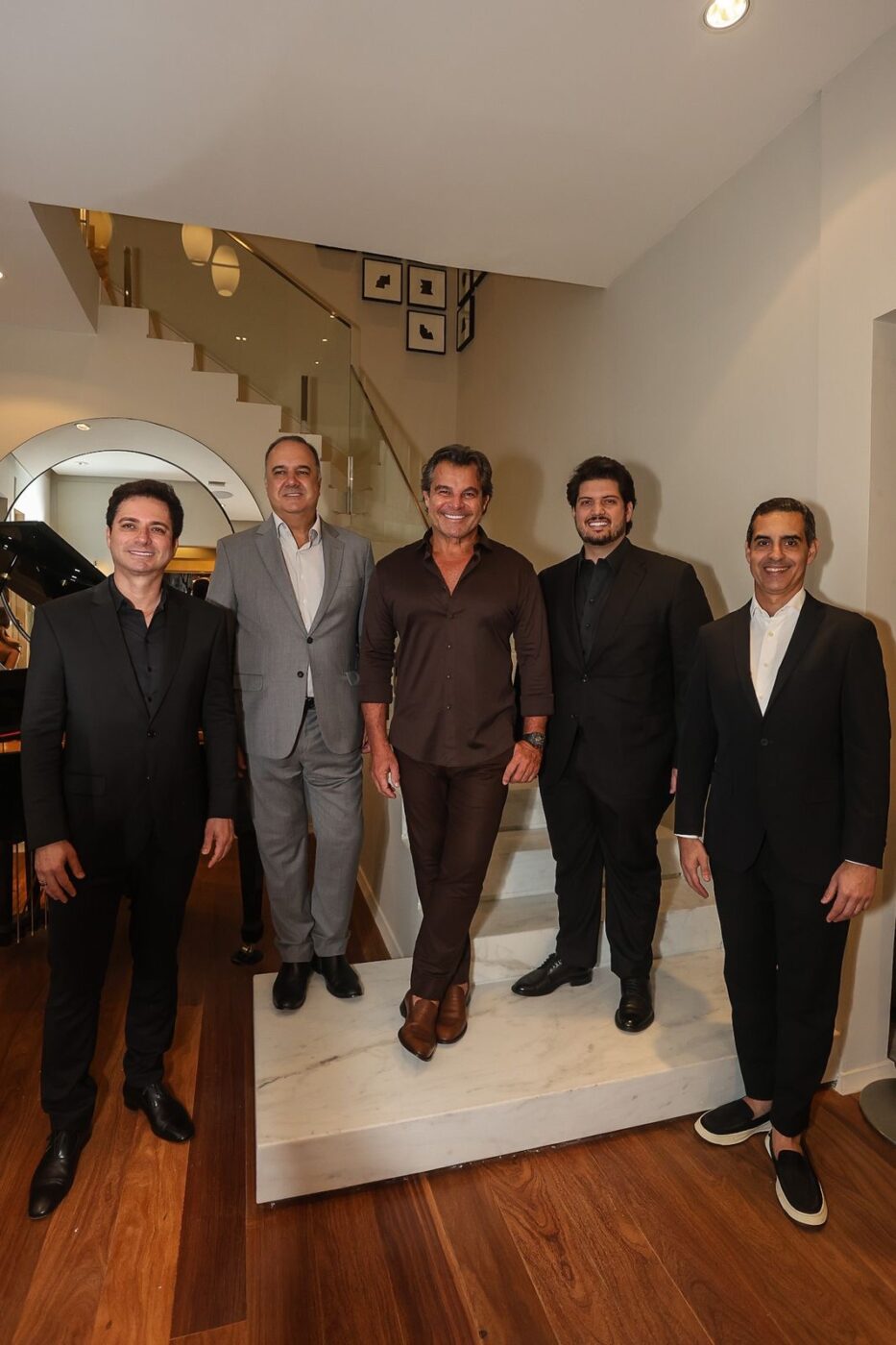 Fernando Pérez, Pedro Torres, Paulo Bacchi, Kauê Gramulha e João Llanas