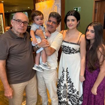 ACM Neto reúne família para celebrar Dia dos Pais: ‘Três gerações, um mesmo amor’