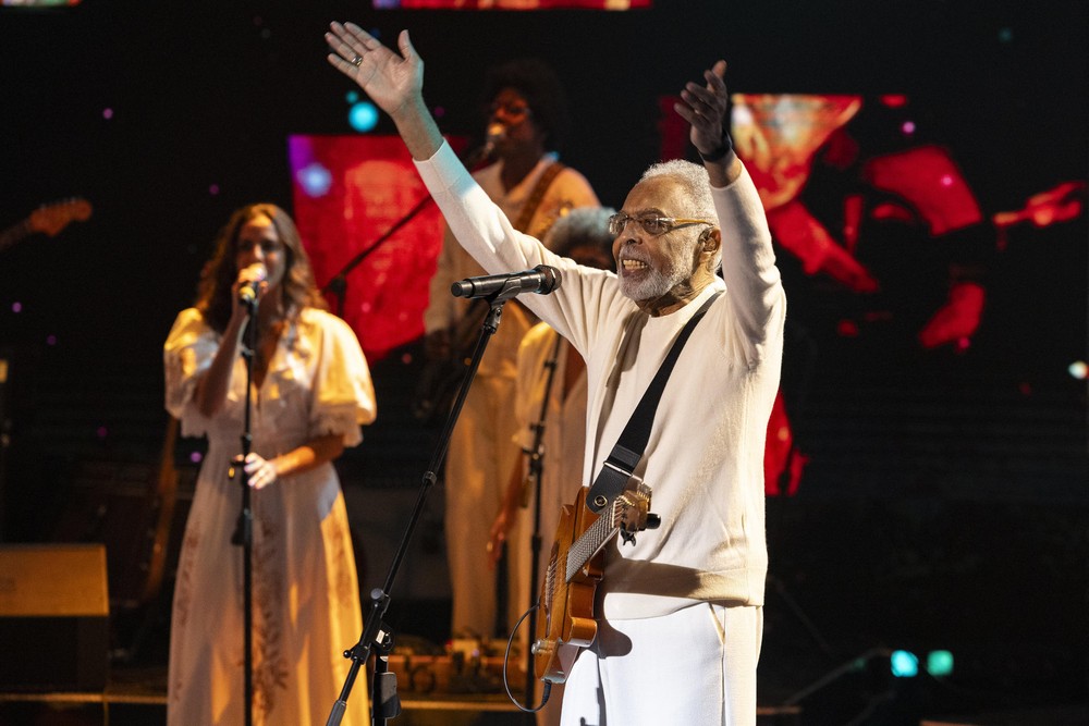 Gilberto Gil é destaque no próximo ‘Domingão com Huck’: “Sempre uma maravilha”