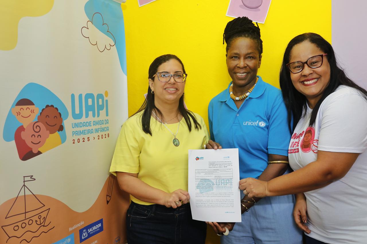 Salvador assina termo com Unicef para ampliar políticas voltadas à primeira infância