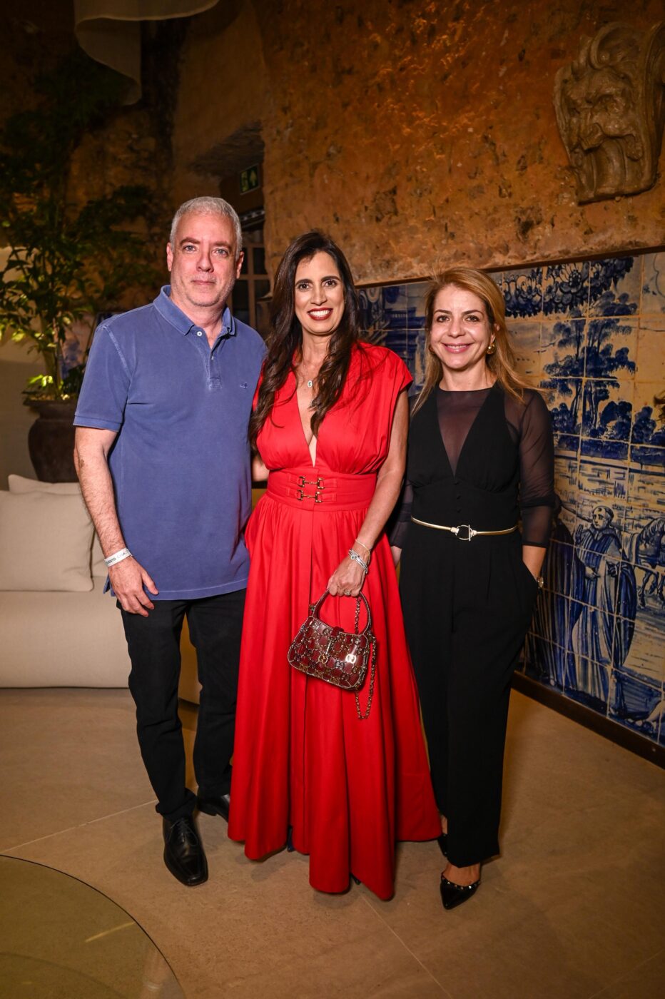 Tiago Perez, Fernanda Bahia e Renata Camelyer
