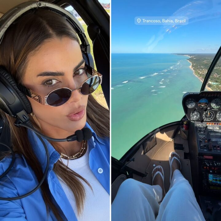 Camila Coelho desembarca em Trancoso e se hospeda em hotel de luxo à beira-mar
