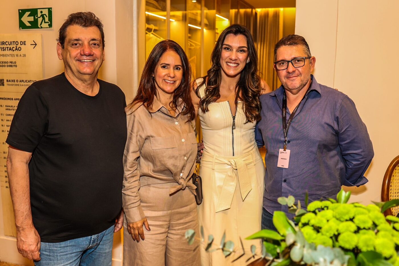 Jorge, Camila Simões, Mariana Castro e Rafael Vita