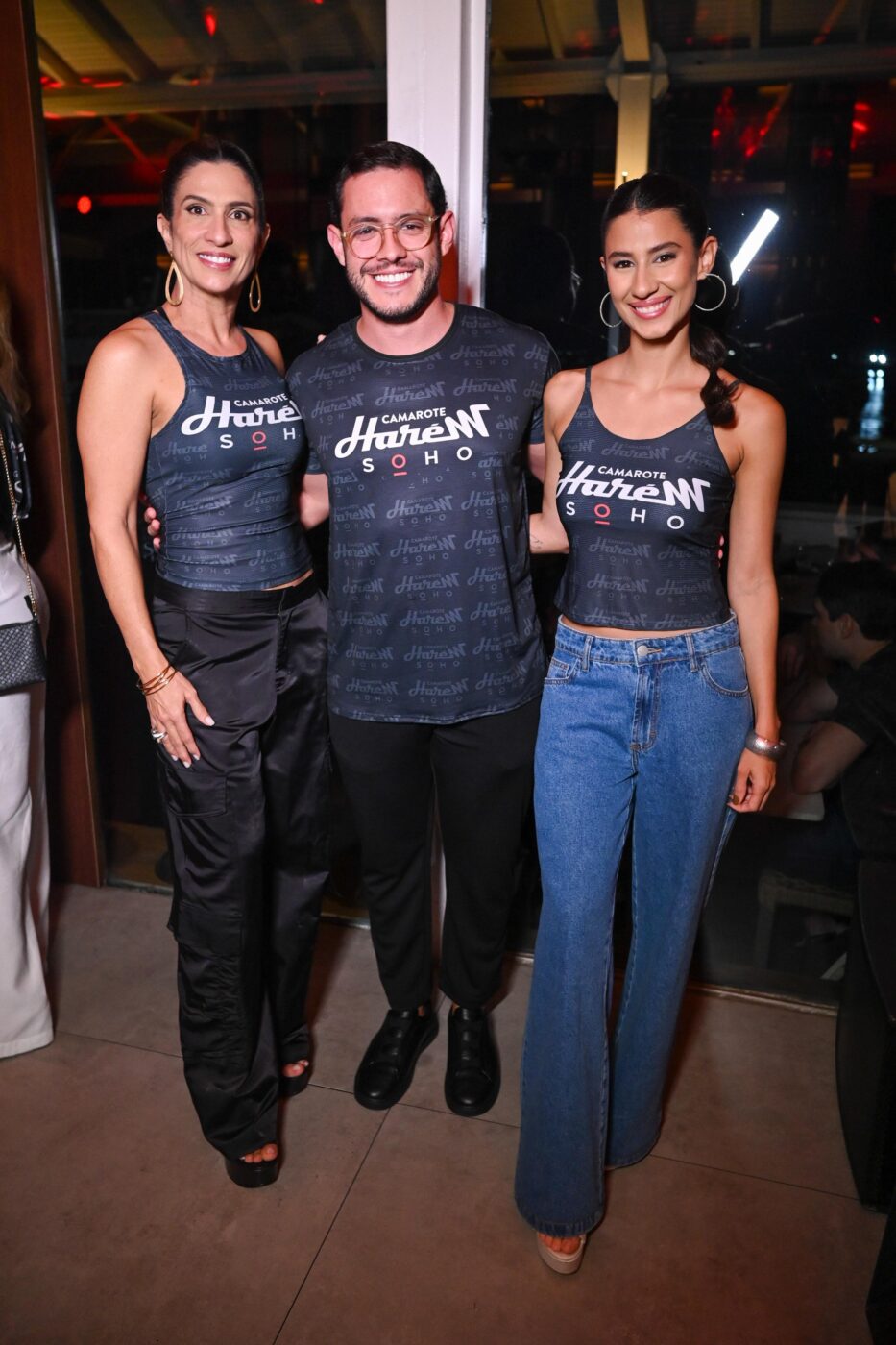 Karine Queiroz, Vinícius Rosaneli e Bárbara Queiroz