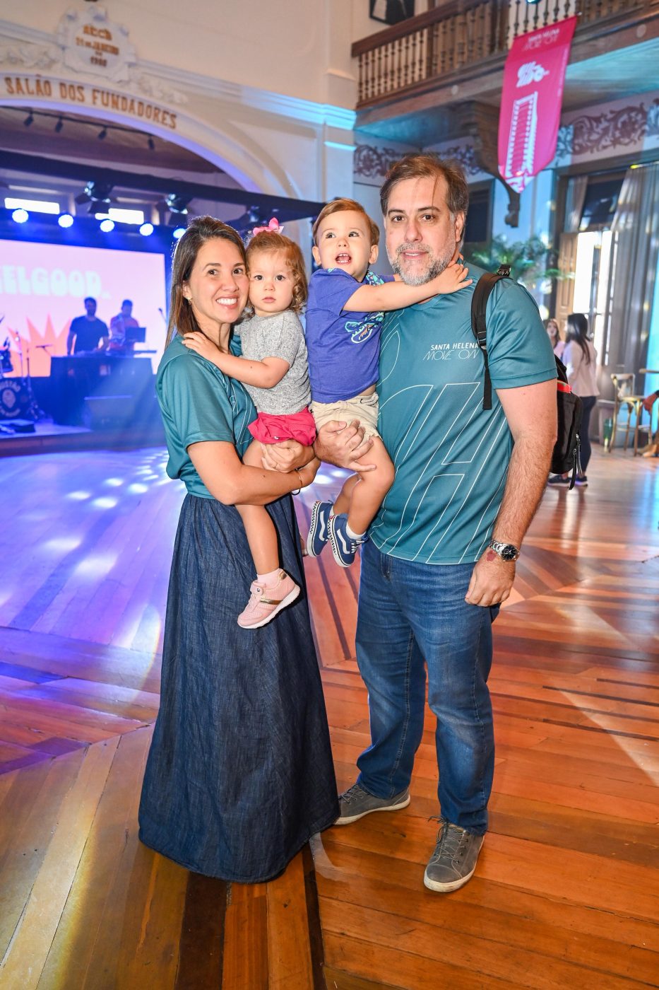 Marcelle Ferraz, Alexandre Liborio, Lara Ferraz e Eduardo Alcântara