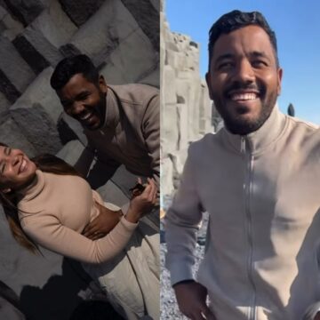 Casal de baianos cruza com fotógrafo na Islândia e encontro inusitado viraliza; assista