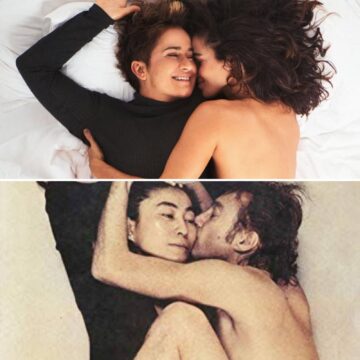 Nanda Costa e Lan Lanh recriam foto icônica de John Lennon com Yoko Ono