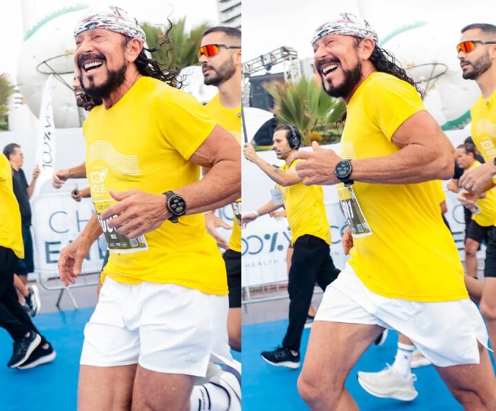 Retomou o pique! Bell Marques volta a correr em Recife após mal-estar em corrida anterior