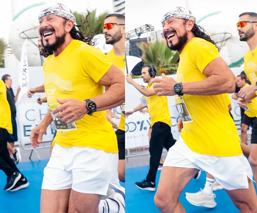 Aos 72 anos, Bell Marques volta a correr em Recife após mal-estar em corrida anterior
