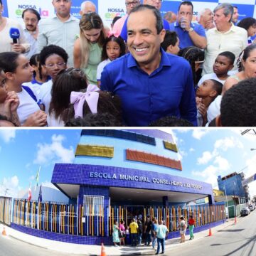 Bruno Reis inaugura escola com piscina semiolímpica em Castelo Branco
