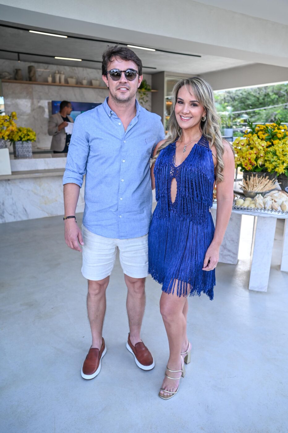 Flávio Farias e Julianne Nogueira