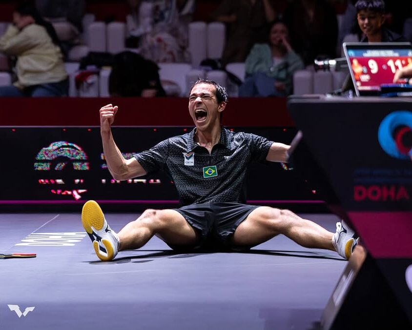 Hugo Calderano conquista título inédito e chega à 26ª vitória seguida no circuito mundial de tênis de mesa