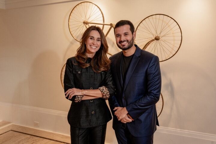 Geyze Diniz e André Farias reúnem empresários para jantar com talk de Karla e Juliana Felmanas, da Cimed