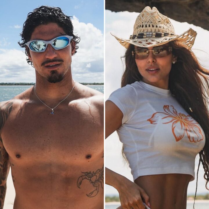 Gabriel Medina assume romance com Isabella Arantes após viagem à Bahia