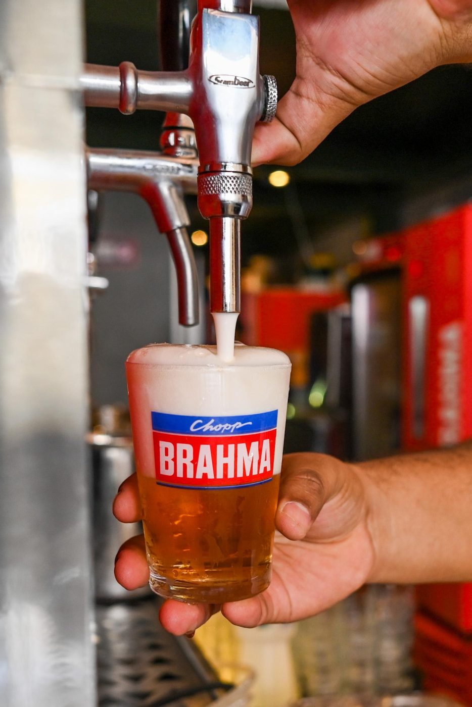 Chopp Brahma no Pirambeira