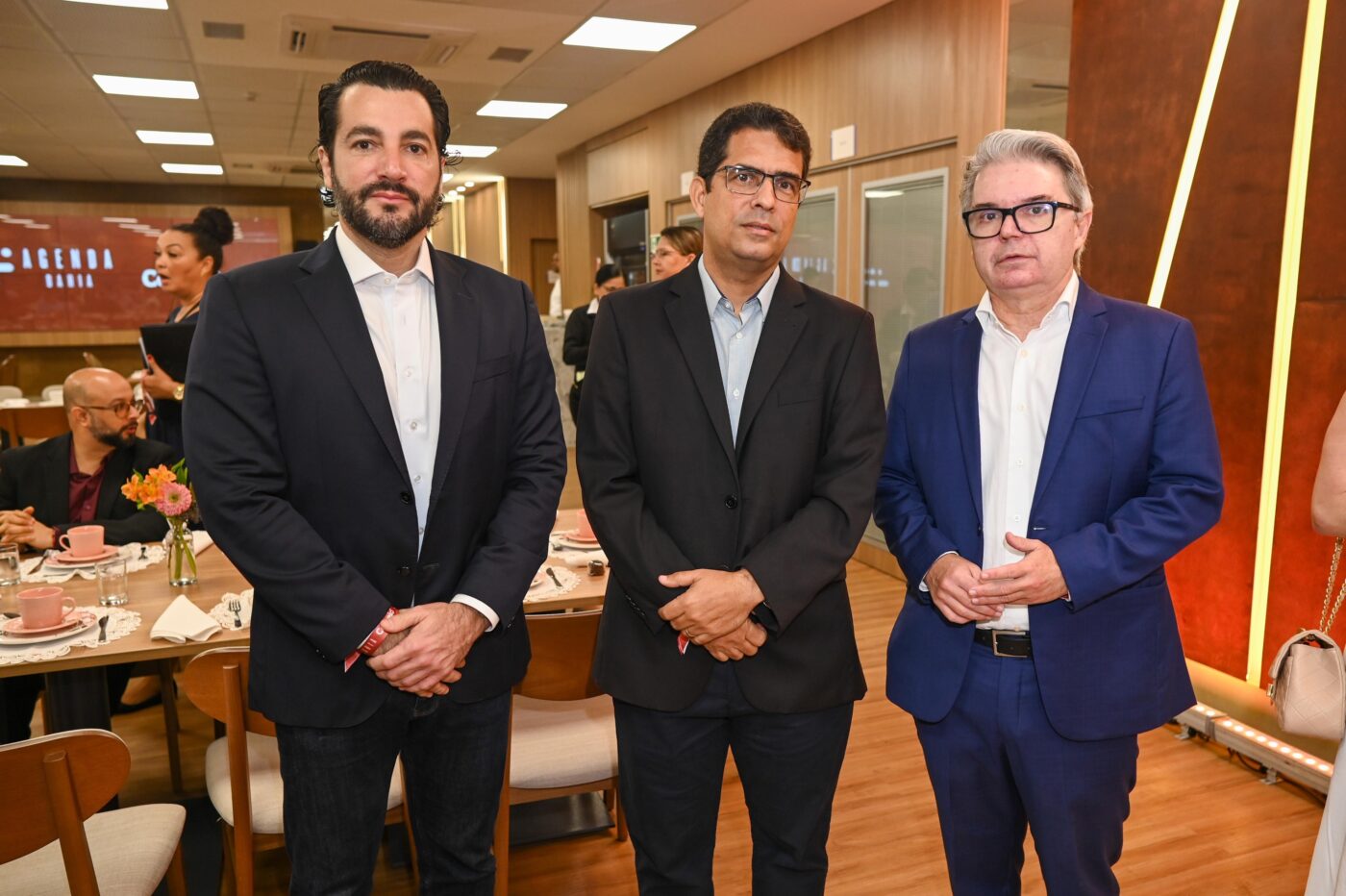 Renato Megeda, Carlos Alfano e Vladson Menezes