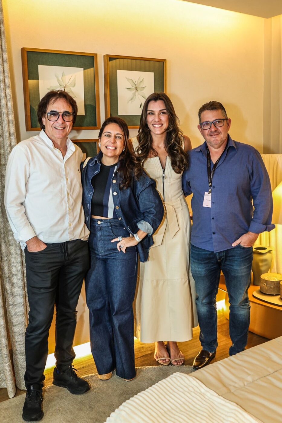 Marcelo, Joilza Sanches, Mariana Castro e Rafael Vita