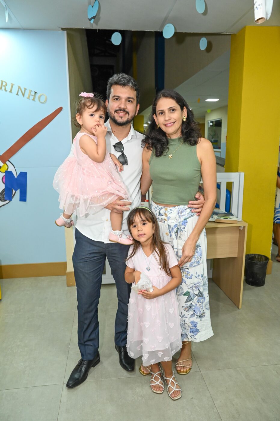 Paulo Victor, Lorena Sena, Maria Luísa e Maria Eduarda