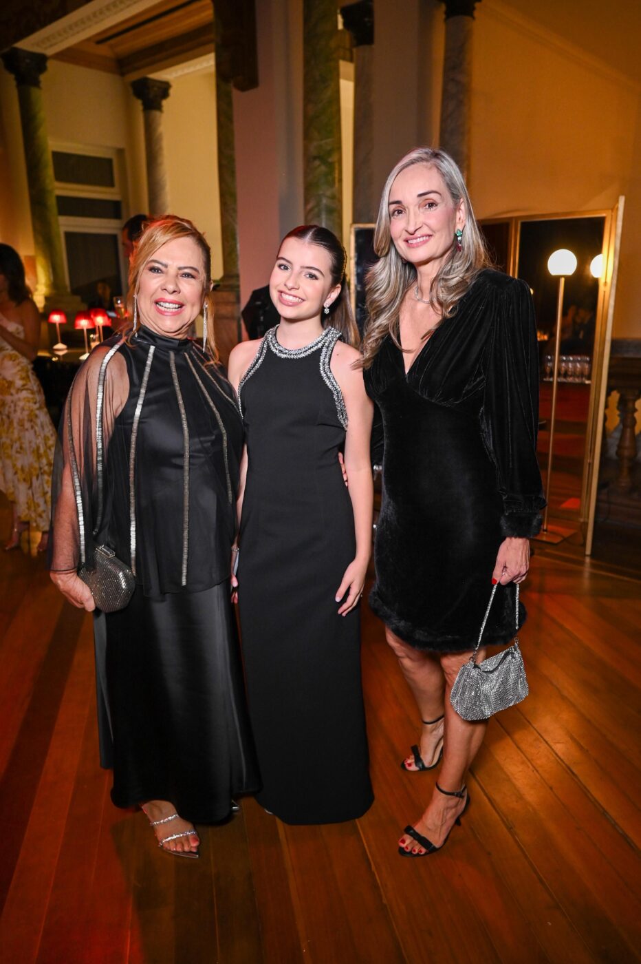 Ana Rosalino, Maria Luiza Calumby e Telma Vilas Boas