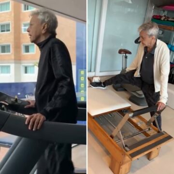 Aos 83 anos, Caetano Veloso compartilha rotina de exercícios: ‘Estamos na ativa’
