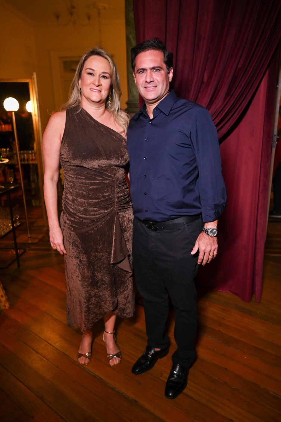 Flávia Gesteira e Marcos Aragão