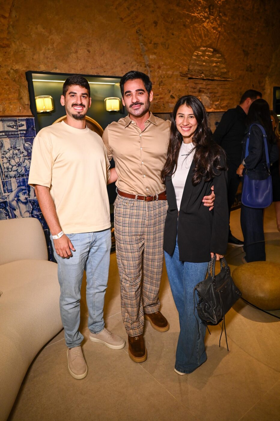 Lucas Chamusca, Marlon Gama e Barbara Queiroz