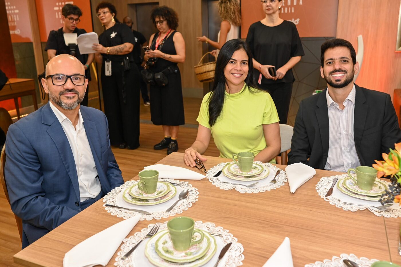 Carlos Magno Jobim, Diana Caires e Bruno Saraiva