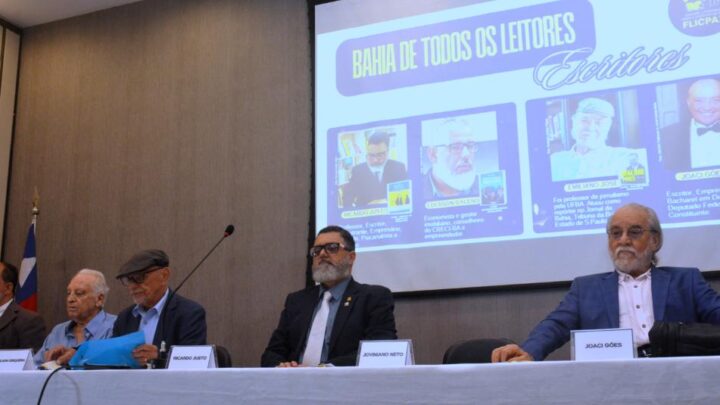 Alba sedia 1º Encontro de Escritores da Bahia