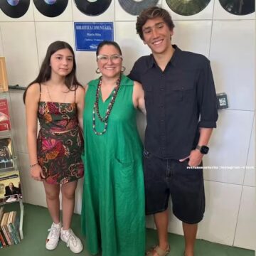 Maria Rita faz rara aparição com os filhos, netos de Elis Regina