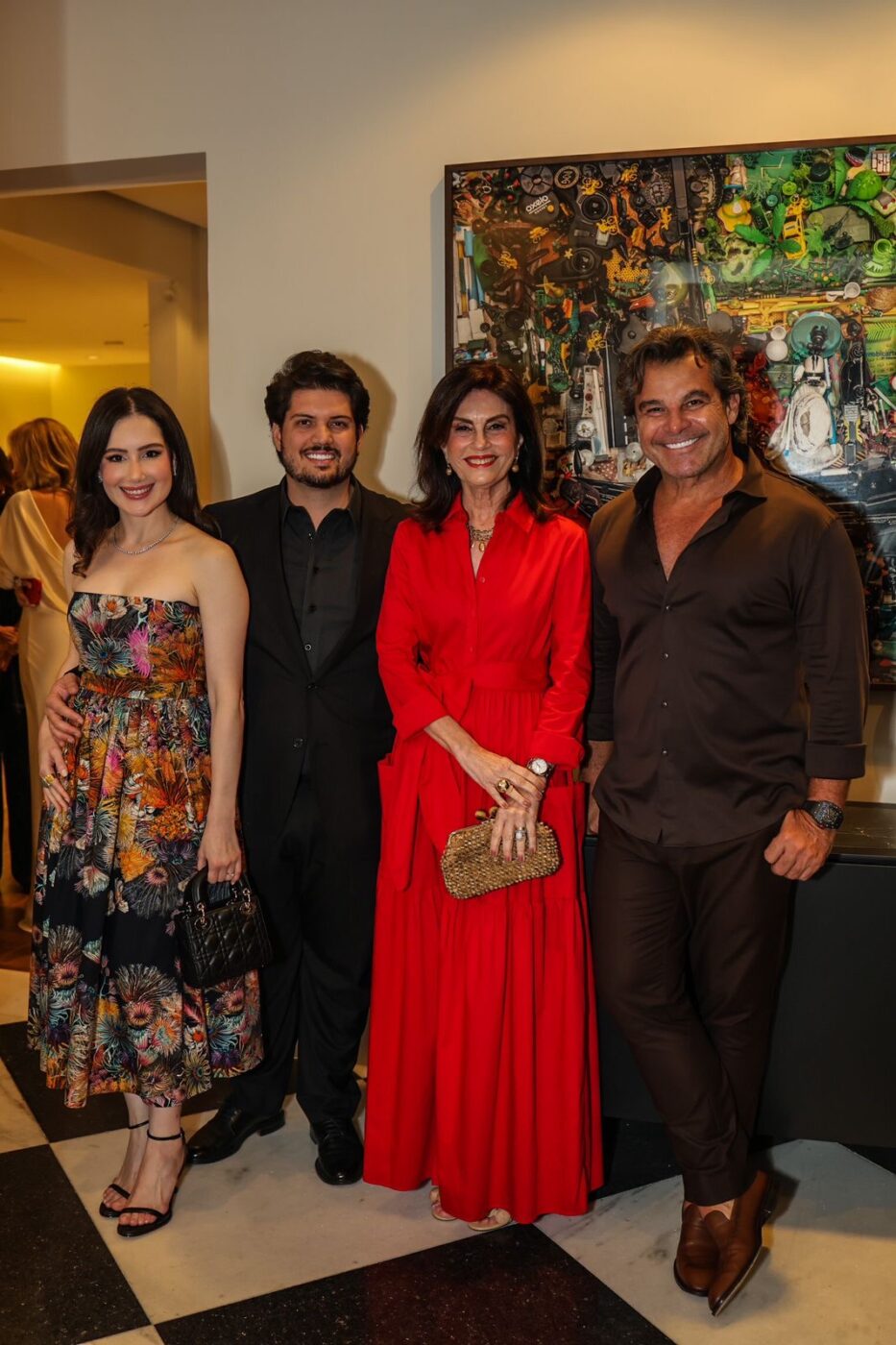 Isadora Vieira, Kauê Gramulha, Cristina Calumby e Paulo Bacchi