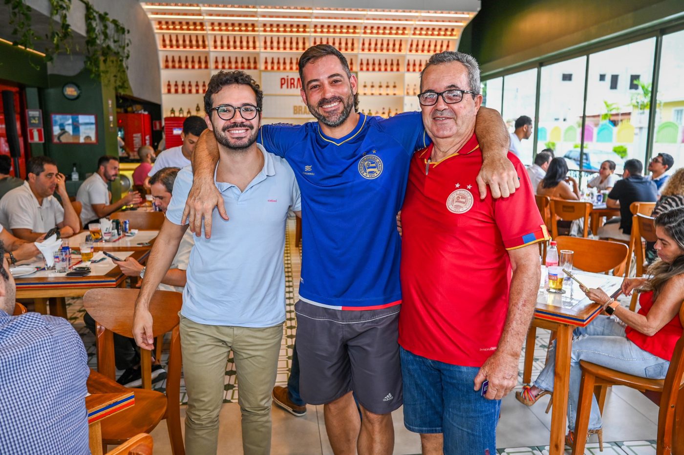 Victor Hugo Vasconcelos, Marcus Miranda e Carlos Barbosa