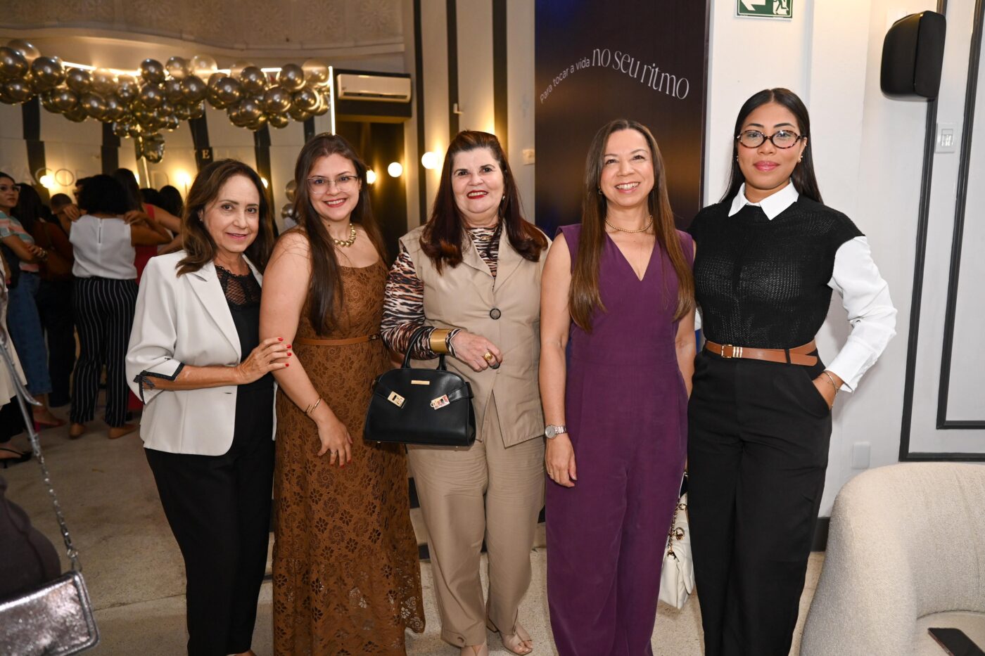 Glaucia Vianna, Glauciane Caldeira, Kevia Polito, Vera Menezes e Eduarda Lima