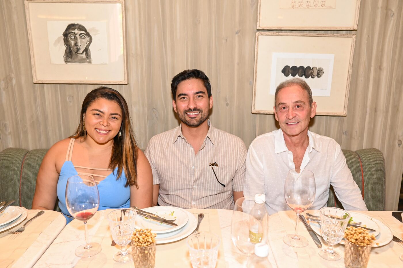 Tais Silva, Lucas Bacelar e Antônio Gatto
