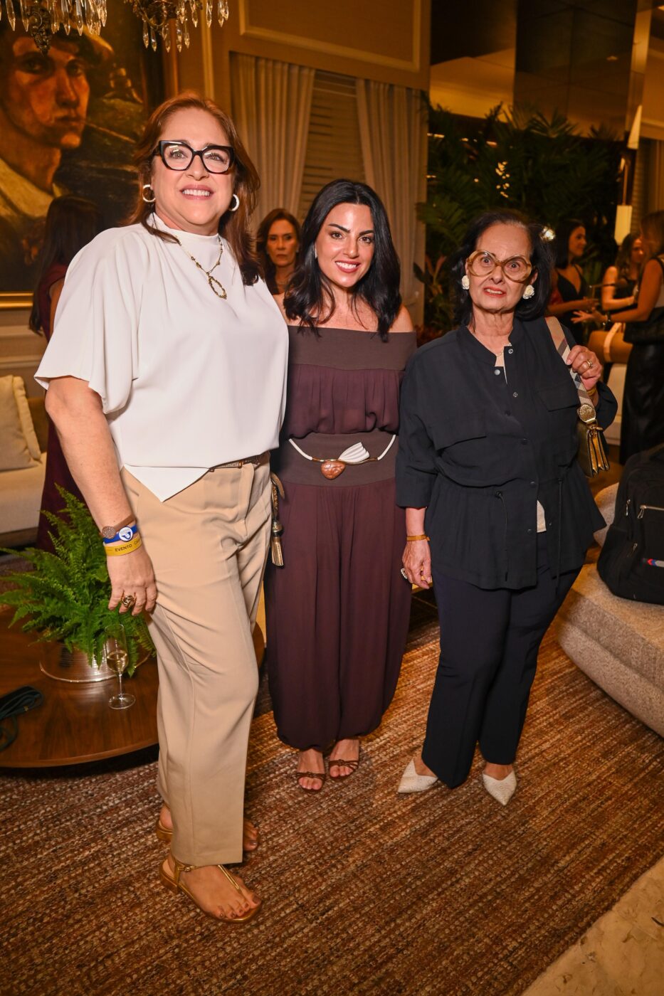 Adriana Amaral, Daniela Lopes e Marly Andrade