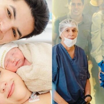 Maria Cavalcante, filha de Tom Cavalcante, dá à luz sua primeira filha, Antonella