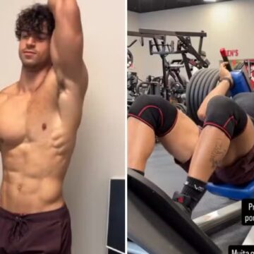 Filho de Xanddy e Carla Perez impressiona com físico musculoso e treino pesado