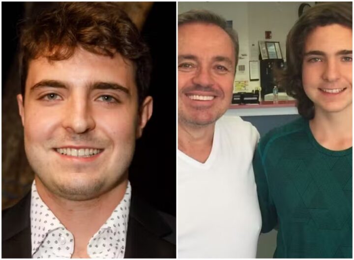 Filho de Gugu volta ao Brasil e planeja carreira como apresentador: ‘Assisto muito aos vídeos do meu pai’