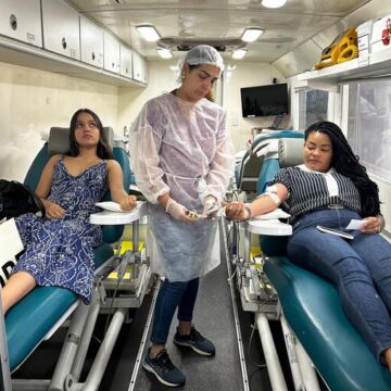 Unidade móvel de coleta de sangue amplia atendimento aos doadores em Salvador