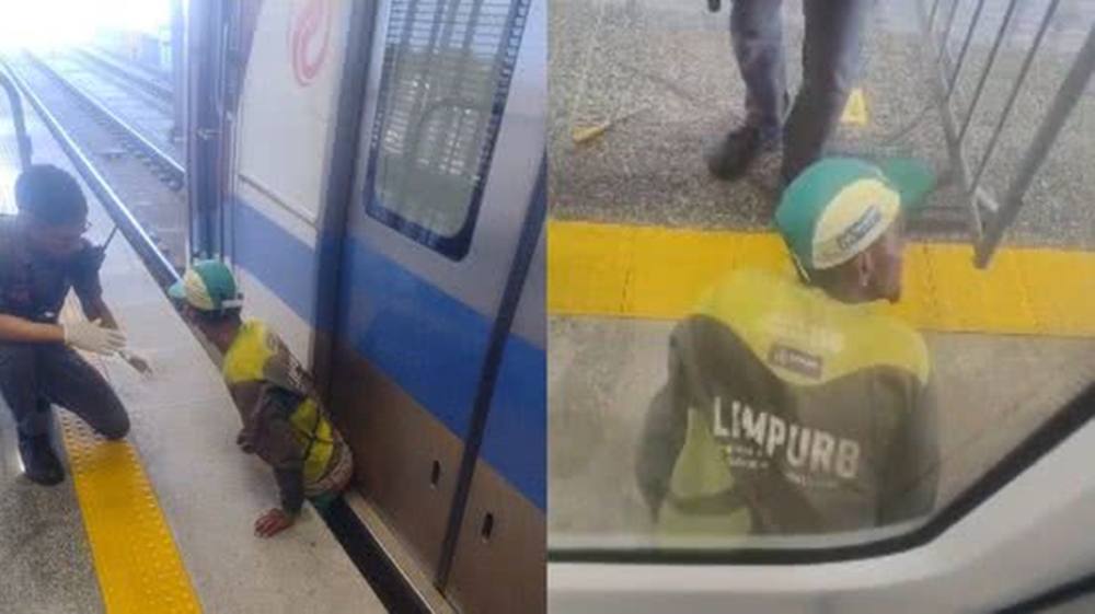 Homem que ficou preso em vão do metro de Salvador deixa UTI após um mês