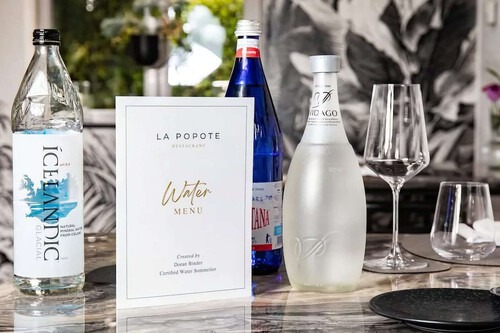 Restaurante britânico listado no Guia Michelin lança cardápio exclusivo de águas engarrafadas