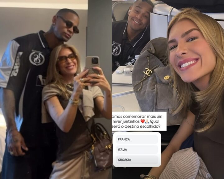 Lore Improta e Leo Santana viajam sem Liz para férias românticas na Europa