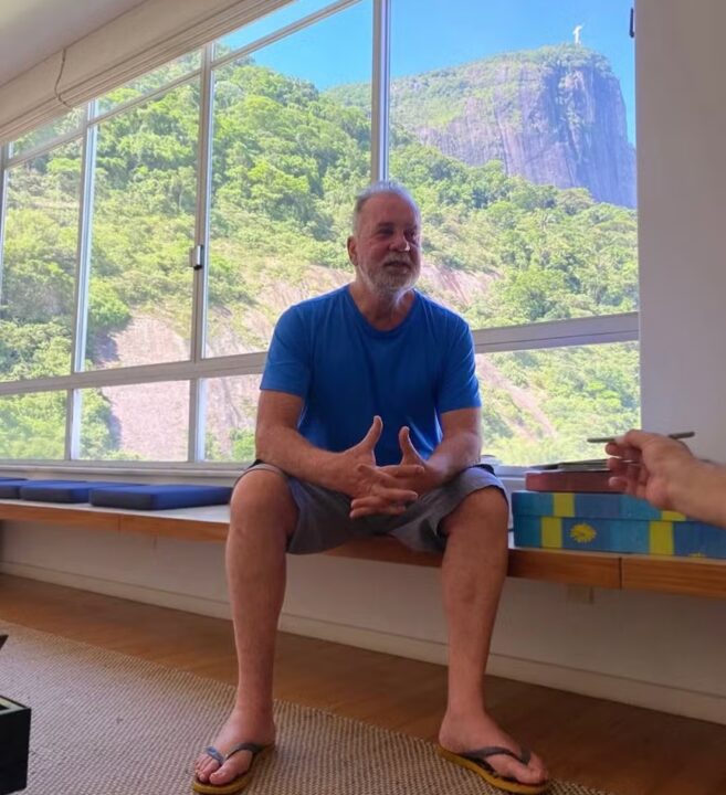 Luiz Fernando Guimarães compartilha vista privilegiada de apartamento no Rio