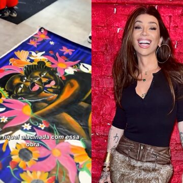 Maya Massafera escolhe obra de artista baiano para decorar cobertura em São Paulo
