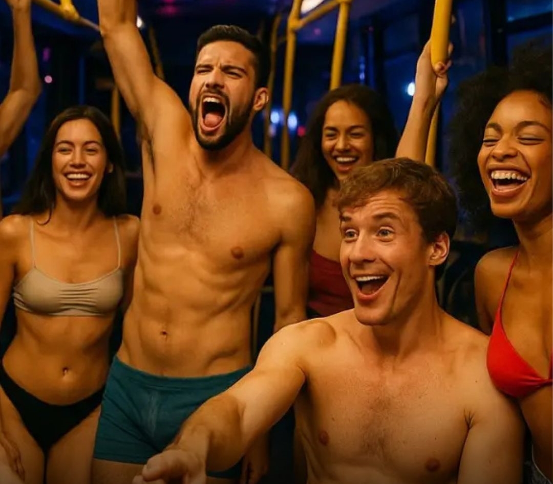 Só entra pelado! Balada naturista em ônibus promete agitar noite paulistana; conheça a “Nu Busão”
