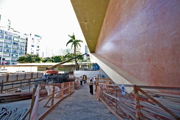 Obras de requalificação do TCA alcançam 41% de execução; entrega está prevista para 2026