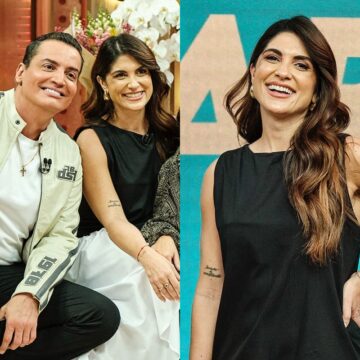 Pâmela Lucciola celebra reestreia do “Melhor da Tarde” e parceria com Leo Dias: ‘Estamos nos conhecendo’