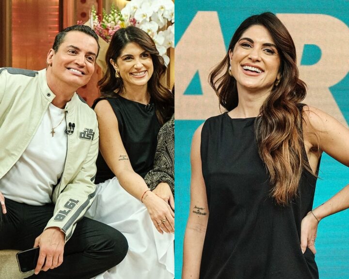 Pâmela Lucciola celebra reestreia do “Melhor da Tarde” e parceria com Leo Dias: ‘Estamos nos conhecendo’